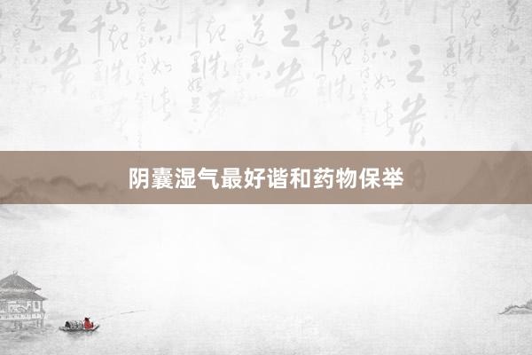阴囊湿气最好谐和药物保举
